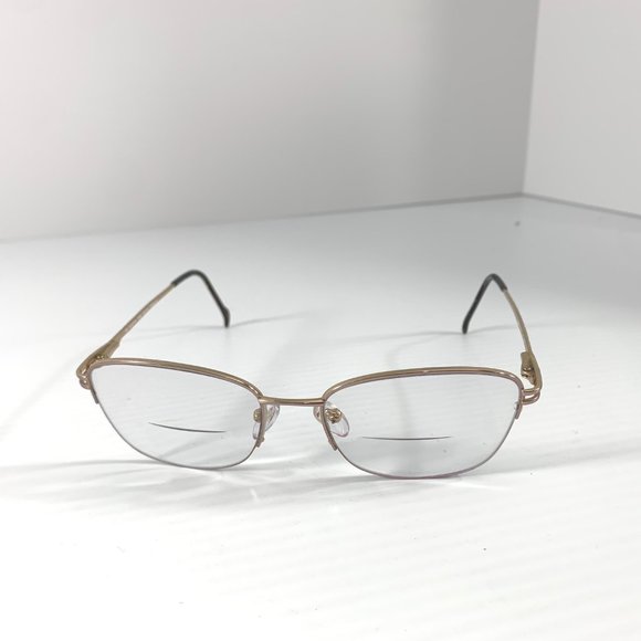 Stepper Si-50155 Unisex Semi Rimless Eyeglasses Frames Glasses Titanium Brown - Picture 7 of 7